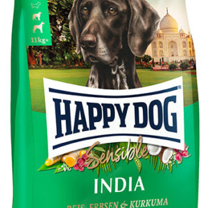 Happy dog og Cat - Happy Dog Supreme Sensible India 10 kg, Glutenfri - Hundefoder