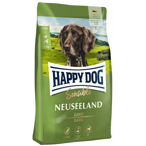 Happy dog og Cat - Happy Dog Supreme Sensible Neuseeland 11kg, Lam, Glutenfri - Hundefoder