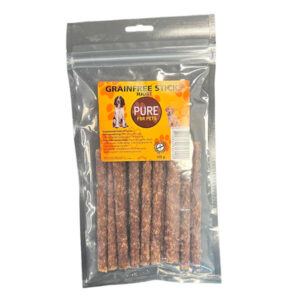 Loppetjansen - PURE Grainfree Sticks Hjort 100g - Hundegodbidder