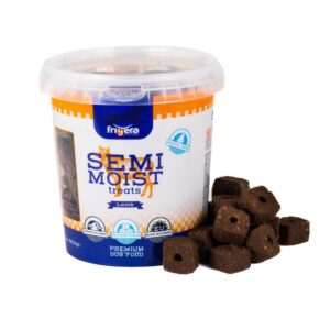 Meldgaard - Frigera Semi-Moist Treats Lam 500g - Hundegodbidder