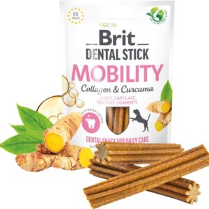 Vafo - Brit Care Dental Stick Mobility Curcuma & Collagen 7stk - Hundegodbidder