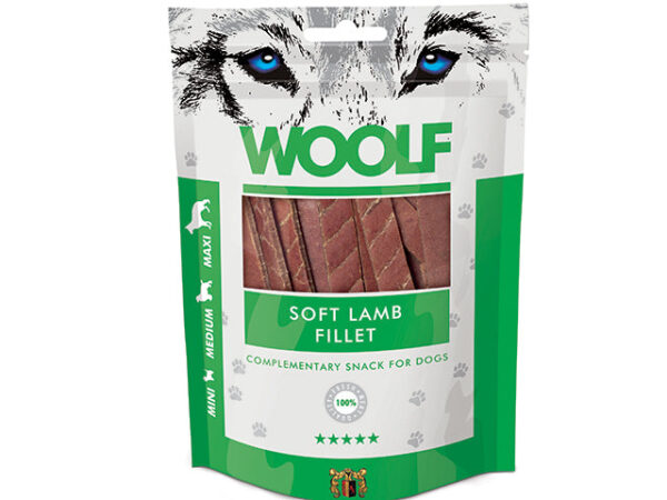 Woolf Blød Lammefilet 100g Hundegodbidder